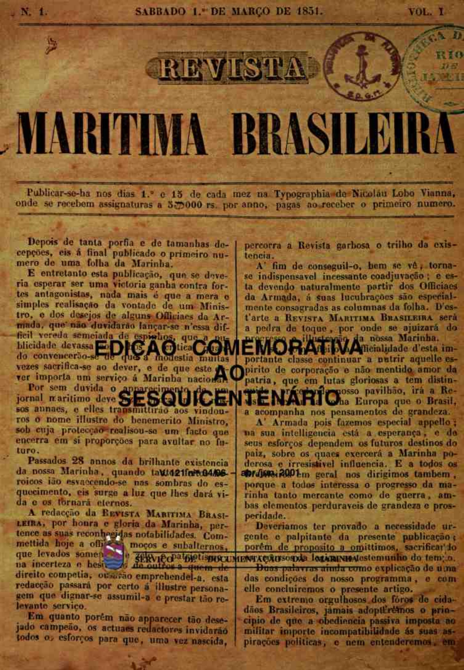 					Visualizar v. 121 n. 04/06 (2001): Revista Marítima Brasileira
				